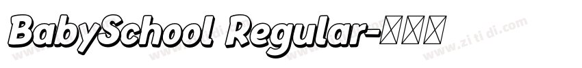 BabySchool Regular字体转换